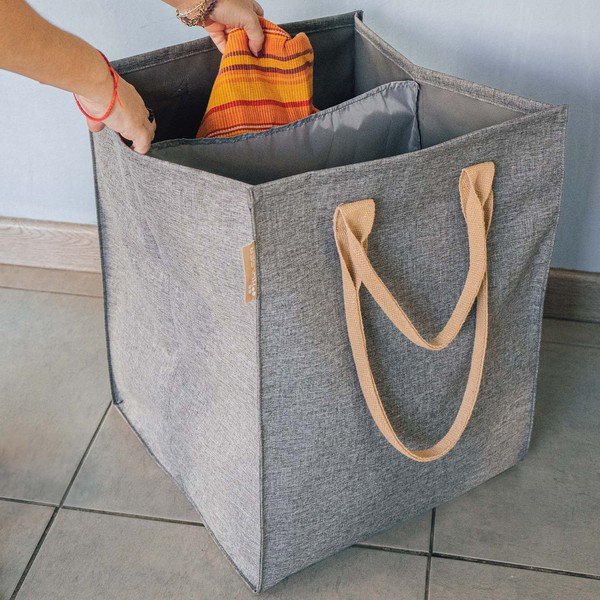 Hall riidest pesukorv 71 l Laundry Hub Tweed duplo - Rolser-image-2