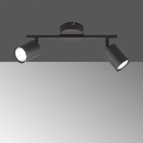Must metallist LED kohtvalgusti 8x30 cm Vano - Fischer & Honsel-image-1