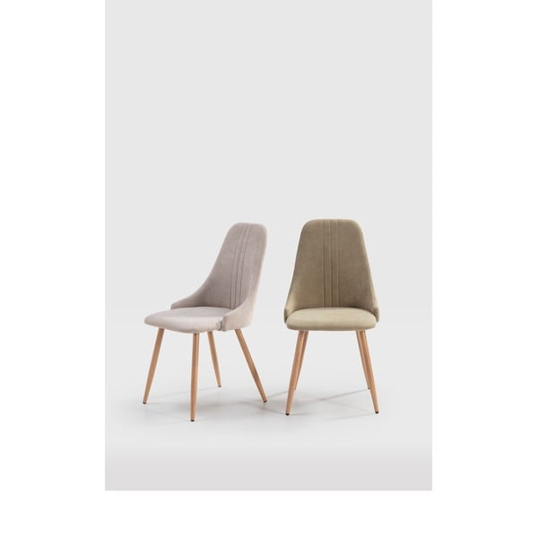 Helerohelised söögitoolid 4-st komplektis Seul - Marckeric-image-1