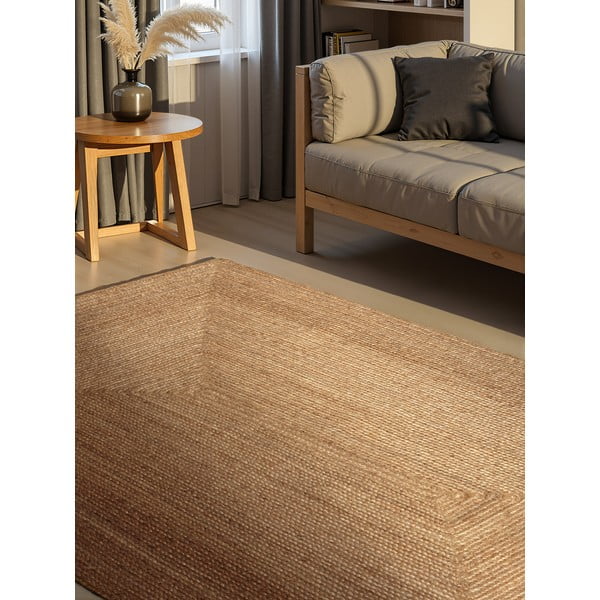Käsitsi kootud kahepoolne džuudist vaip 200x300 cm Sharmila Natural Brown - Hanse Home-image-1