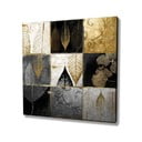 Maal lõuendil Kuldsed lehed, 45 x 45 cm - Wallity