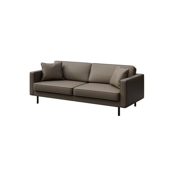 Helepruun nahkdiivan 207 cm Kobo - MESONICA-image-2