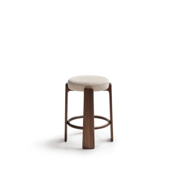 Beež saarepuidust baaritool (istme kõrgus 65 cm) Granite - Kave Home-image-2