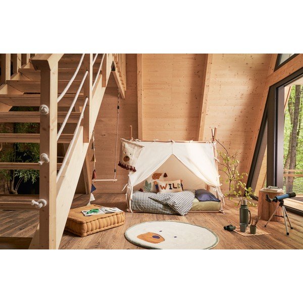 Kreem lastevaip ø 100 cm Zelda - Kave Home-image-3