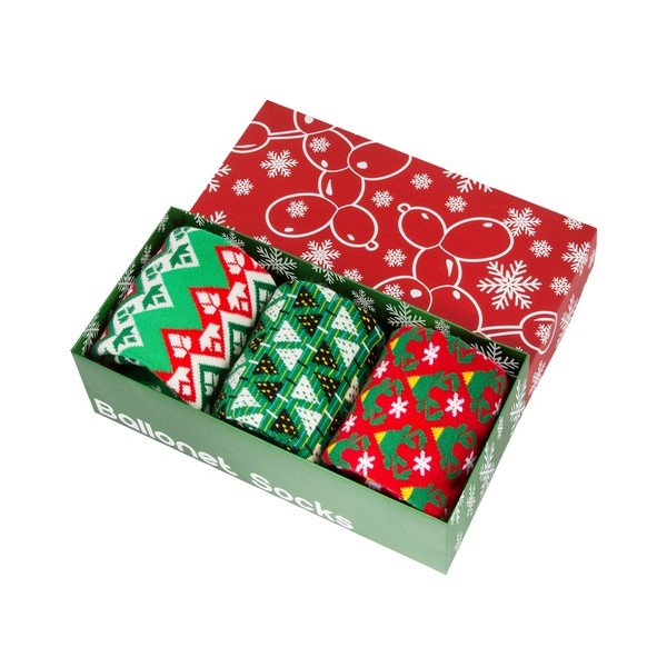 Dárková sada ponožek Ballonet Socks Christmas, velikost 41-46-image-1