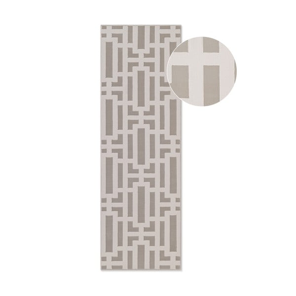 Hall-kreem vaip 80x240 cm Perles Onyx – Elle Decoration