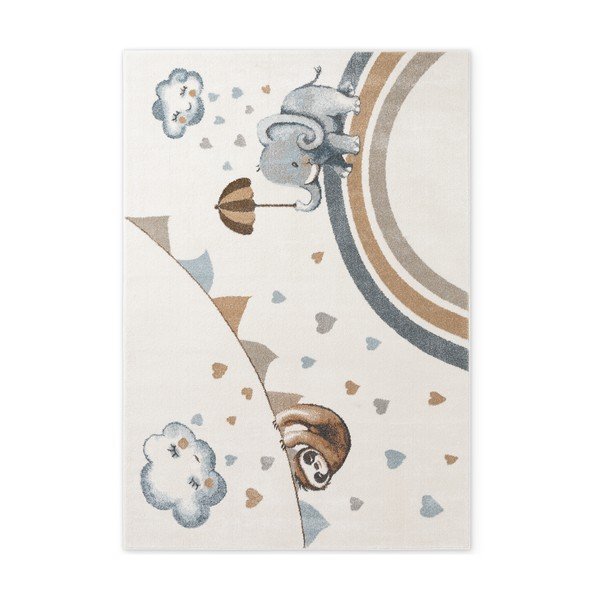Kreem laste vaip 160x230 cm Walk like an Elephant Rainy Party - Villeroy&Boch