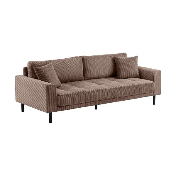 Pruun velvetist diivan 210 cm Lido - House Nordic-image-2