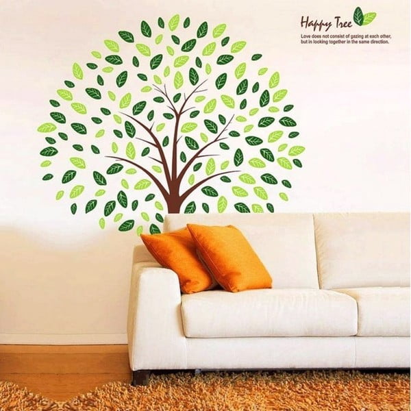Õnnelik puu seinakleebis - Ambiance