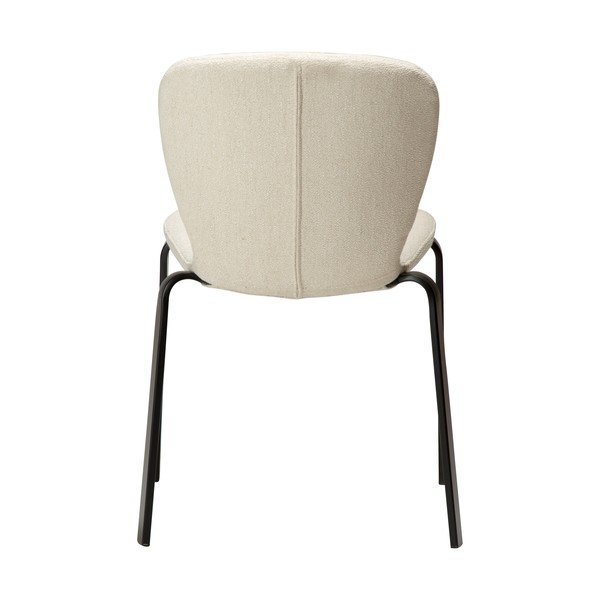 Kreemjas polsterdatud söögitool Heap – DAN-FORM Denmark-image-3