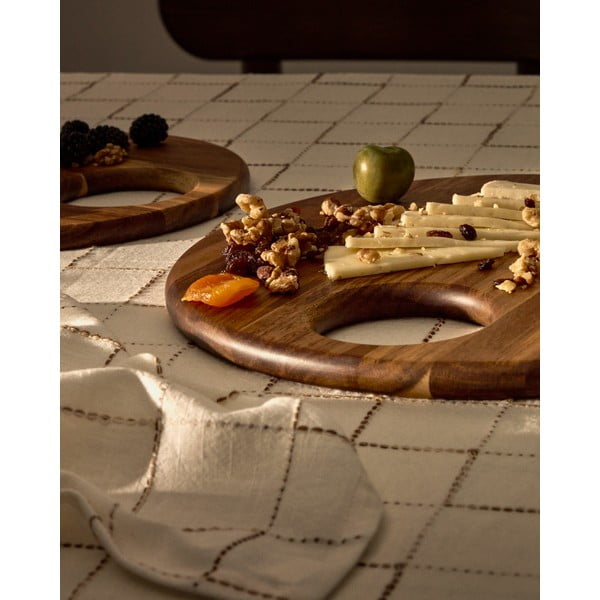 Puidust serveerimisalus ø 30,5 cm Klot - Kave Home-image-3