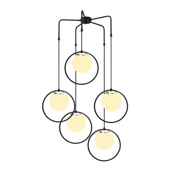 Mustast metallist rippvalgusti Opviq lights Satyros - Opviq lights-image-2