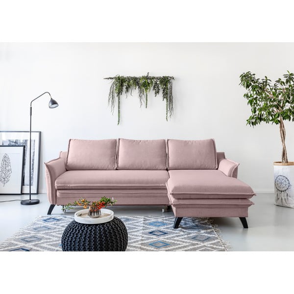 Puuderroosa nurgas diivanvoodi , paremas nurgas Charming Charlie - Miuform-image-1