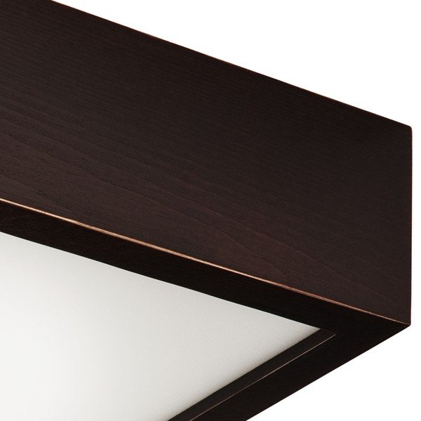 Tumepruun laevalgusti klaasist varjuga 27,5x27,5 cm Quadro - LAMKUR-image-4