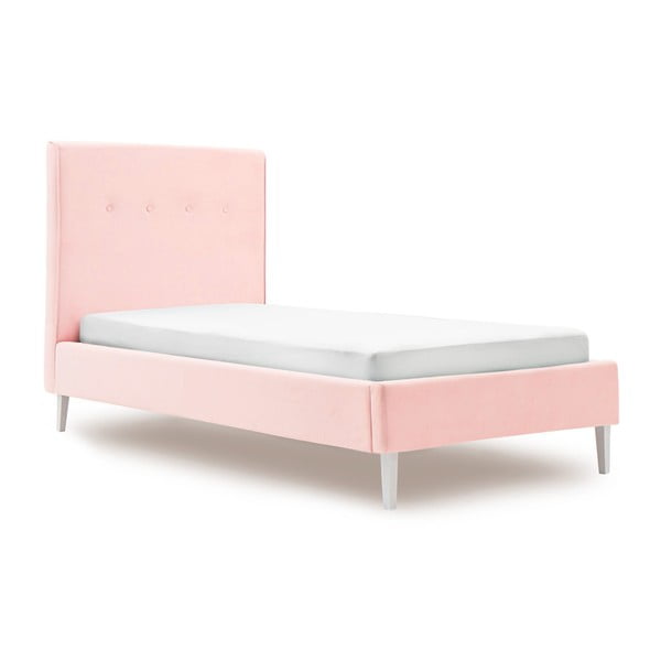 Dětská růžová postel PumPim Mia, 200 x 90 xm
