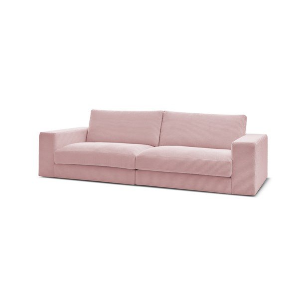 Roosa velvetist diivan 274 cm Leonard - Bobochic Paris-image-3
