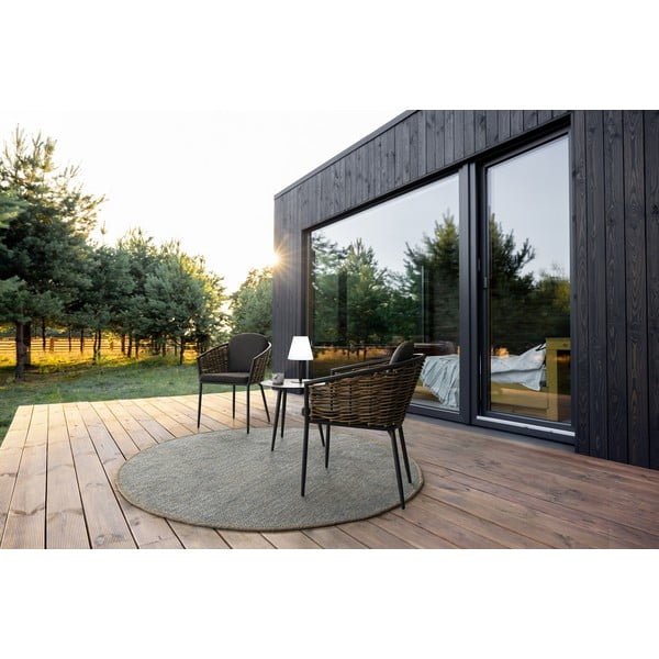 Alumiiniumist ümmargune aialaud ø 50 cm Ridley - Bizzotto-image-1