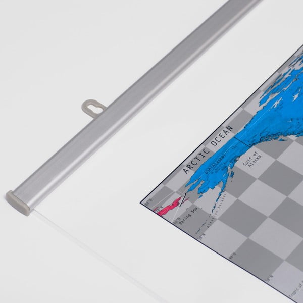 Mapa světa v průhledném pouzdru The Future Mapping Company Future Map, 101 x 58 cm-image-1