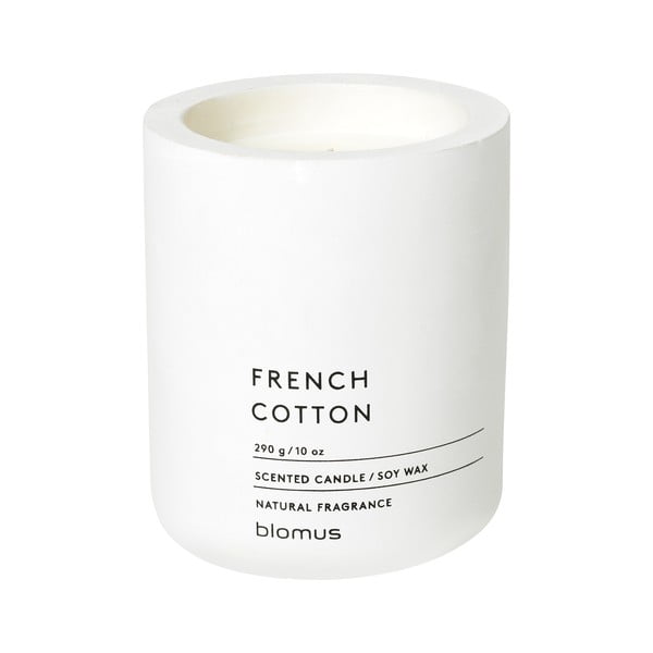 Lõhnastatud sojaküünal, põlemisaeg 55h Fraga: French Cotton - Blomus