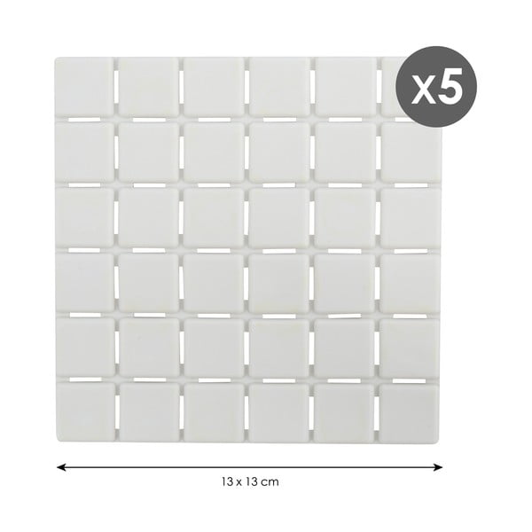 Libisemisvastased vannimatid 5 tk komplektis 13x13 cm Quadro - MSV-image-1