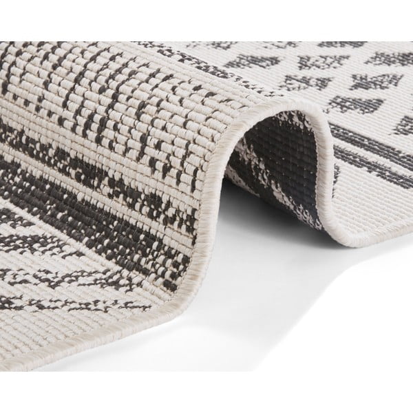 Must ja kreemjas välisvaip , 120 x 170 cm Biri - NORTHRUGS-image-2