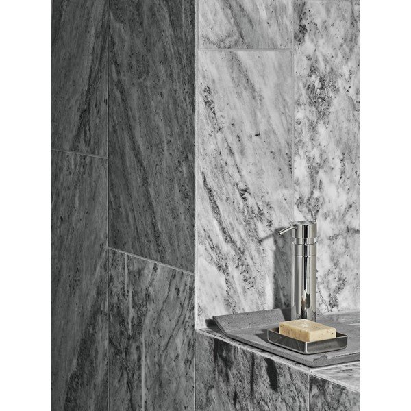 Roostevabast terasest seinale paigaldatav seebidosaator, läikiv hõbedane 100 ml Nexio - Blomus-image-4