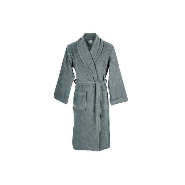 Sinine orgaaniline puuvillane hommikumantel suurus S/M - Södahl-image-1