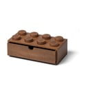 Tumedaks värvitud tammepuidust valmistatud laste hoiukapp Wood - LEGO®