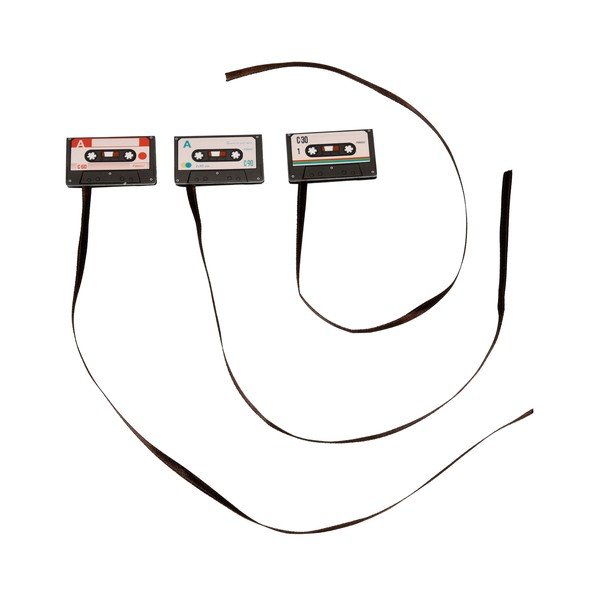 Järjehoidjad 3-st komplektis Cassette - Rex London-image-1