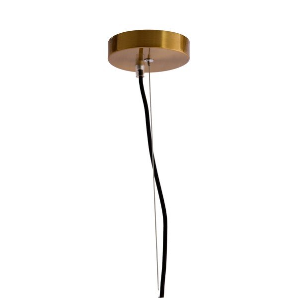 Merevaigukollane ripplamp klaasist varjuga Leona - Light & Living-image-3