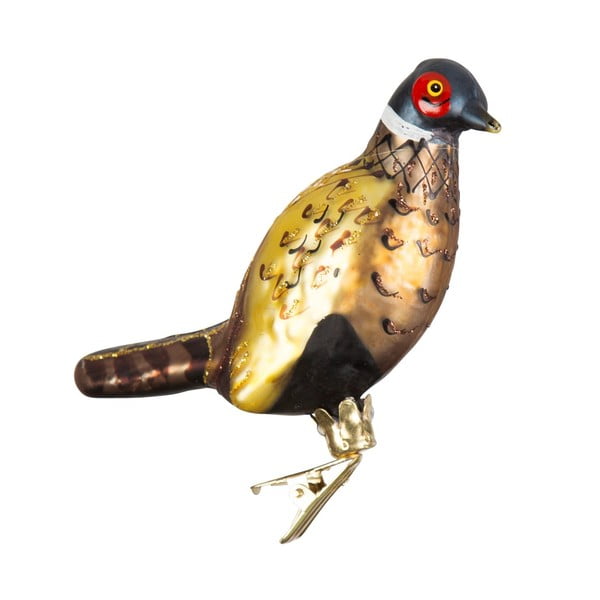 Klaasist käsitöö jõulukaunistus 18,5cm Bird - Sass & Belle