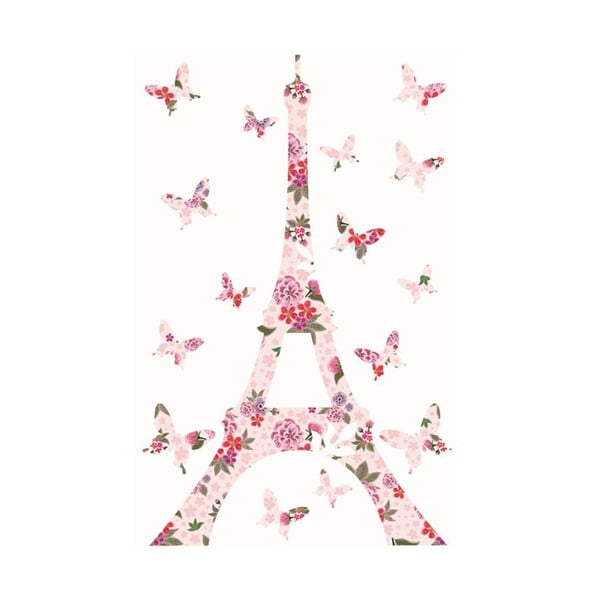 Samolepka na zeď Liberty Eiffel Tower Decal﻿, 20x30 cm
