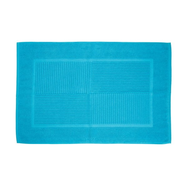 Koupelnová předložka, 80x50 cm, modrá