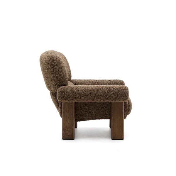 Pruun bukleekangast tugitool Nema - Kave Home-image-2