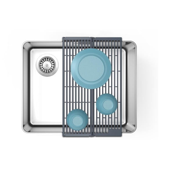 Hall reguleeritav plastmassist valamu äravooluvõre 43x13 cm Platform - Joseph Joseph-image-4