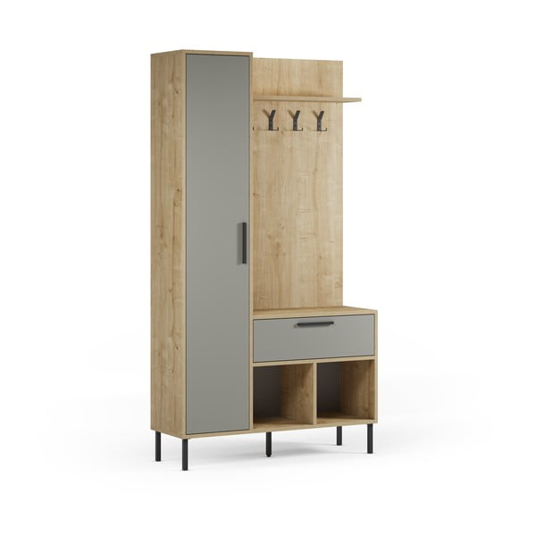 Roheline tammespoonist koridorikomplekt 108x195x35 cm Heidy - Marckeric-image-2