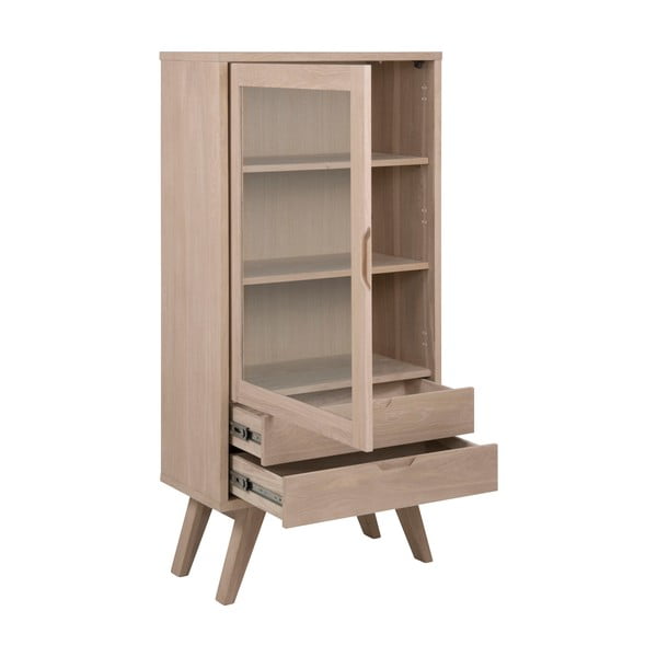 Vitriinkapp tammepuidust 72x145 cm A-Line - Actona-image-3