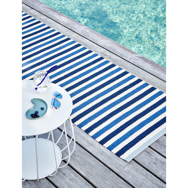 Sinine-kreem sise/välisvaip 70x240 cm Teo Denim – Pappelina-image-3