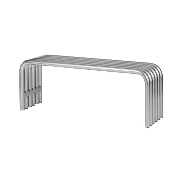 Hõbedase värvi aiapink Nokk - noo.ma