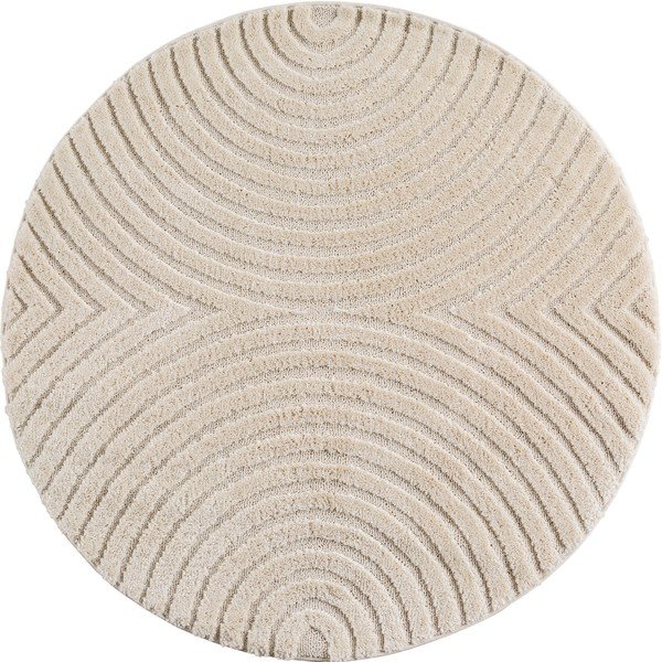 Kreemjas ümmargune džuudisegu vaip ø 80 cm Art 1122 - Ayyildiz Carpets