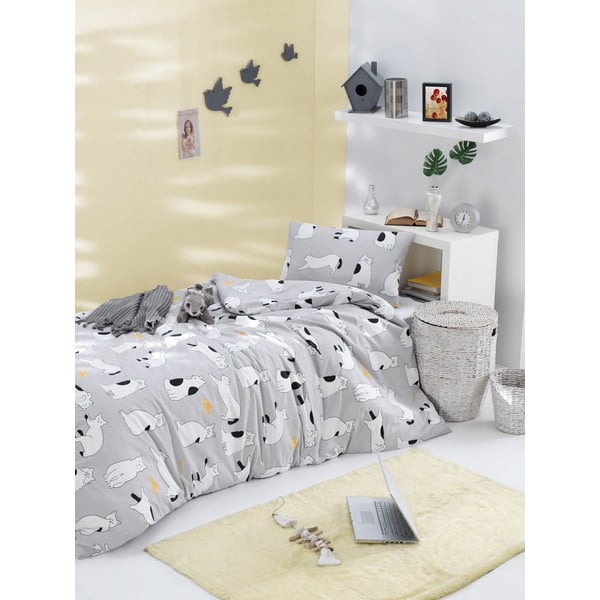 Ranforce puuvillane üheinimesevoodipesu Hall, 140 x 200 cm Liana - Mijolnir-image-1