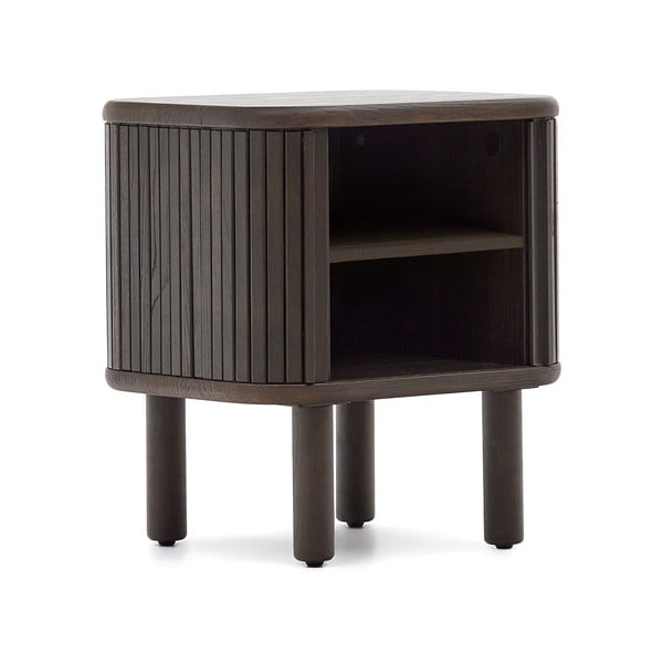 Tumepruun öökapp Mailen - Kave Home-image-2