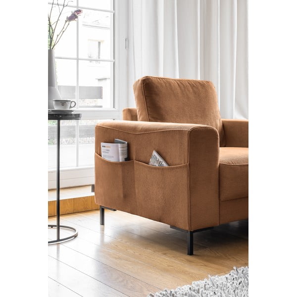 Pruun velvetist tugitool Lofty Lilly - Miuform-image-3