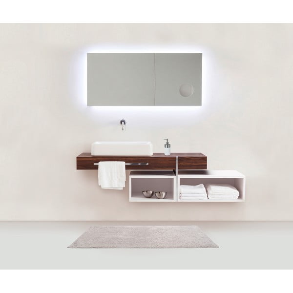 Hall puuvillane vannitoamatt Ono, 50 x 80 cm - Wenko-image-1