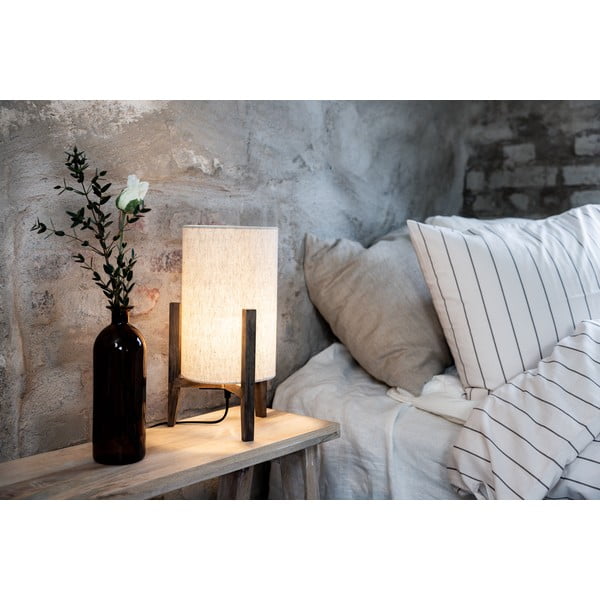 Beež lauavalgusti tekstiilist varjuga (kõrgus 39 cm) Eruca – Markslöjd-image-1