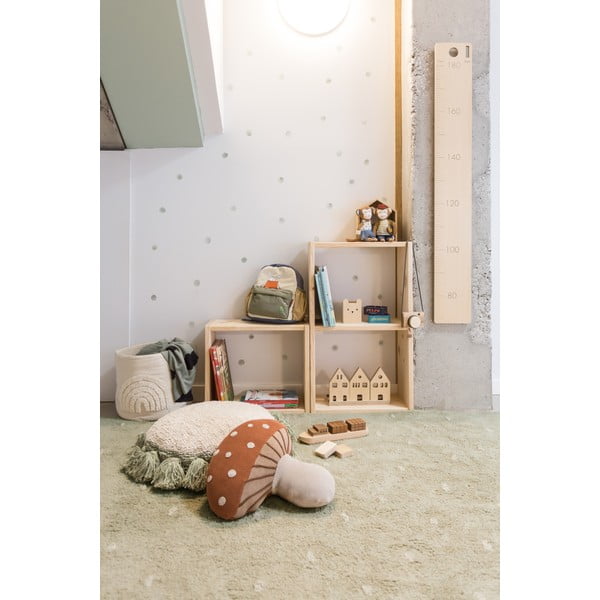 Heleroheline pestav käsitsi kootud puuvillane vaip 140x200 cm Woods Symphony Olive - Lorena Canals-image-4