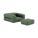 Muutuv tugitool oliivroheline Cube - Karup Design