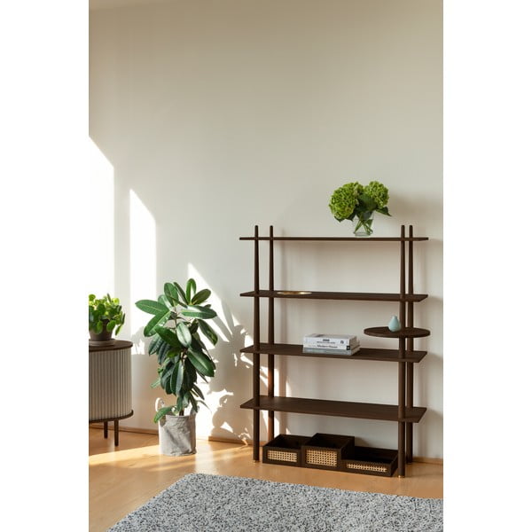 Pruun modulaarne riiulisüsteem tammepuust 110x148 cm Stories - UMAGE-image-1