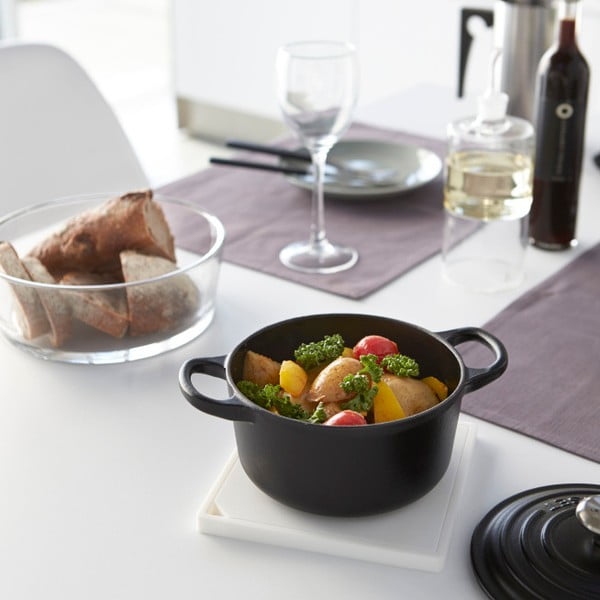 Ruudukujuline valge kuuma poti matt Tower - YAMAZAKI-image-1