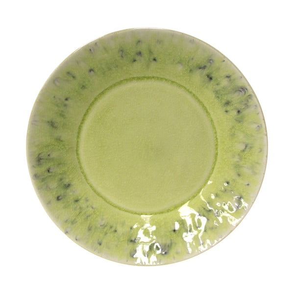 Zelený kameninový dezertní talíř Ego Dekor Madeira, ⌀ 21 cm